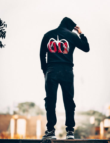 The Stranger Things Oversized Hoodie – Black