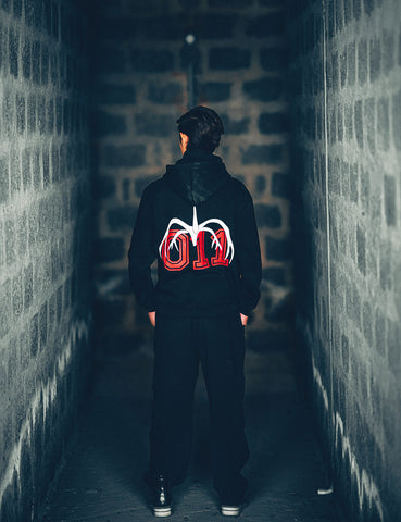 The Stranger Things Oversized Hoodie – Black