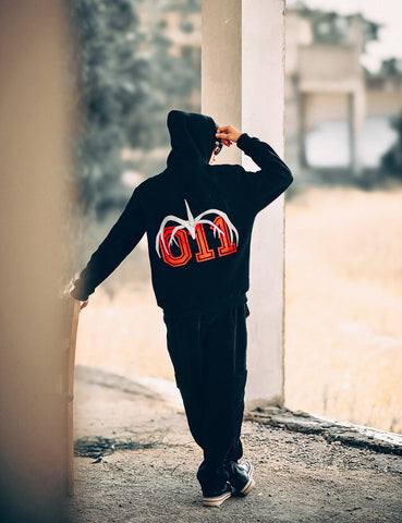 The Stranger Things Oversized Hoodie – Black